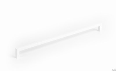 Ручка мебельная удлиненная U 0056 320 Металл Белый Матовый