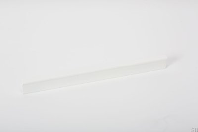 Мебельная ручка Angle 200, алюминий, белый, матовый