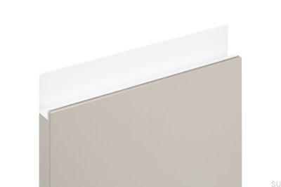Ручка мебельная кромка Jey 247 Aluminium White Mat