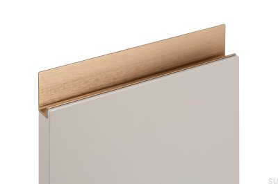 Мебельная ручка Jey 197 Edge Aluminium Gold Cava