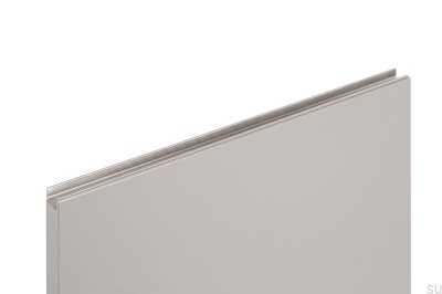 Ручка мебельная кромка Jey2 397 Алюминий Серебристый