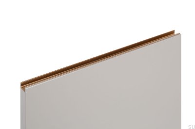 Мебельная ручка Jey2 297 Edge Aluminium Gold Cava