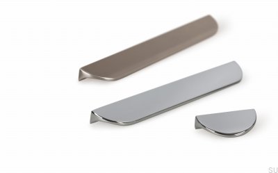 Продольная мебельная ручка Nick 32 Brushed Nickel