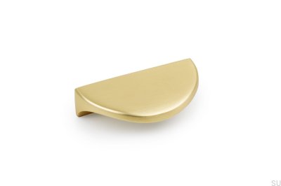 Продольная мебельная ручка Nick 32 Gold Brushed
