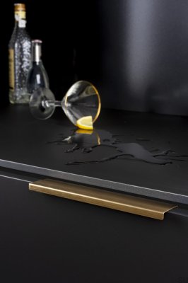 Ручка мебельная Edge Way 1056 Gold Brushed