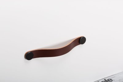 Мебельная ручка Flexa 160 Leather Brown with Black