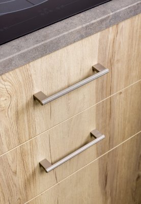 Ручка мебельная длинная Graf Mini 160 Silver