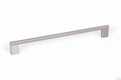 Ручка мебельная длинная Graf Mini 256 Silver