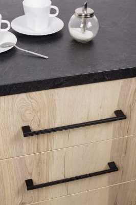 Ручка мебельная длинная Graf Mini 256 Black