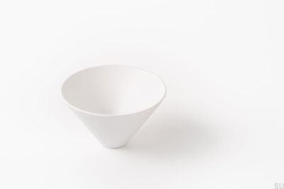 Conic 43 Ручка мебельная металлическая белая матовая