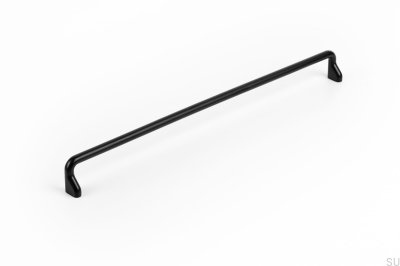 Ручка мебельная продольная Soft 320 Black Mat