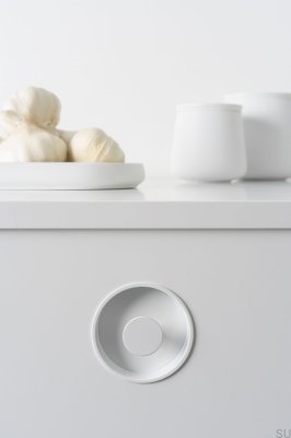 Встраиваемая мебельная ручка Dipo White Mat