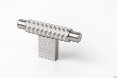 Мебельная ручка Т-образная ручка Arpa Алюминий Серебряный матовый