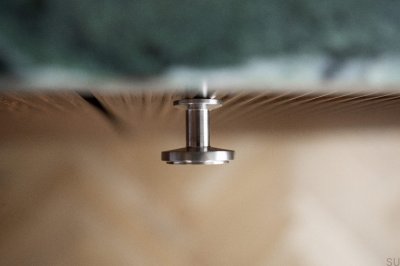 Мебельная ручка Uno из матовой стали