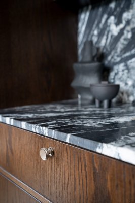 Ручка мебельная Uno Латунь Никелированная