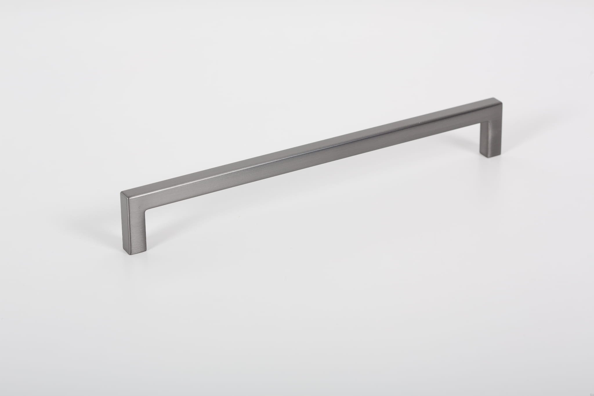 0056128Z31 U - CC128L136mm handle brushed grey Uchwyty meblowy podłużny Skandynawskie Uchwyty Scandinavian Handles (3)