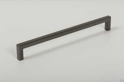 Ручка мебельная удлиненная U 0056 192 Металл Серый Брашированный