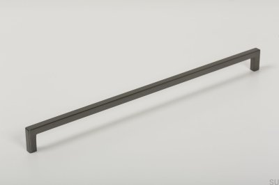 Ручка мебельная удлиненная U 0056 320 Серый металл Брашированный