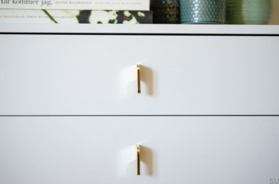 Мебельная ручка Soft Cut 55 Polished Brass Неокрашенный