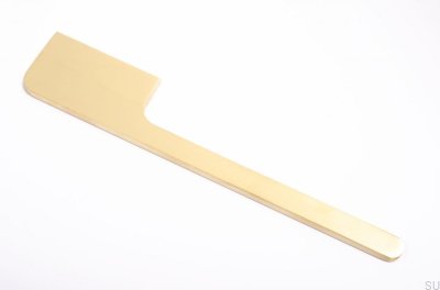 Мебельная ручка Soft Cut 200 Gold Brass Brushed Неокрашенная