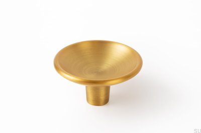 Мебельная ручка Disc 50 Brushed Gold Cava