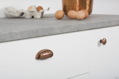 Мебельная ручка Petra 64 из старинной серебряной раковины