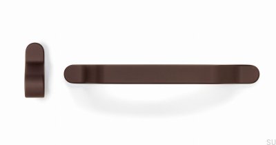 Ручка мебельная удлиненная Belt 160 Metal Brown
