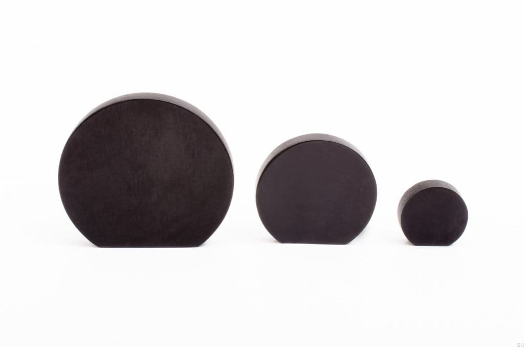 Gałki meblowe Globe czarne aluminium