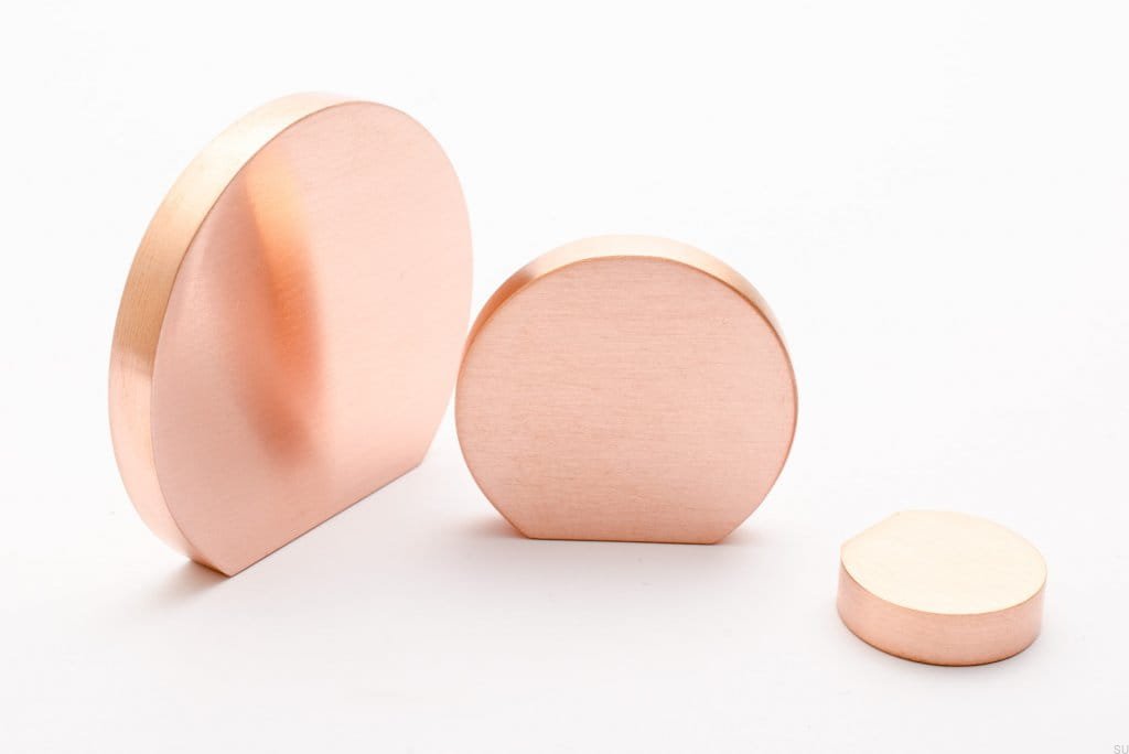 Miedziane gałki z  kolekcji Globe