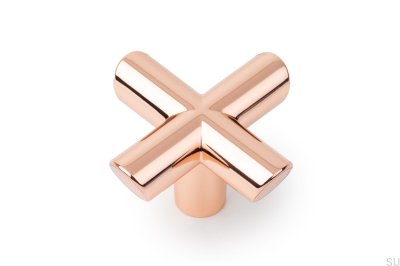 Ручка мебельная Equis Copper Polished