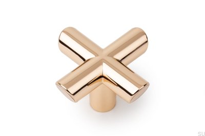 Ручка мебельная Equis Gold Polished