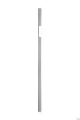 Ручка мебельная удлиненная Peak 1120 Aluminium Silver Brushed (асимметричная)