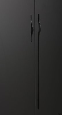 Ручка мебельная удлиненная Brave 192 Алюминий серый металлик