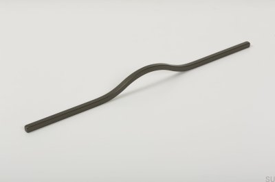 Ручка мебельная удлиненная Brave 320 Aluminium Metallic Grey