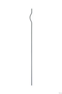 Ручка мебельная удлиненная Brave 992 Aluminium Metallic Grey (асимметричная)