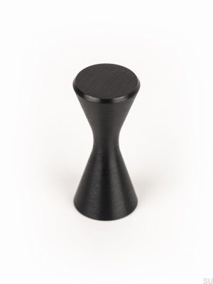 Алюминиевая черная матовая мебельная ручка Diabolo