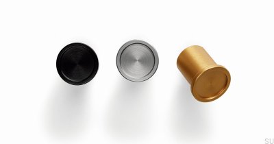 Ручка мебельная Круглая Алюминий Серебристый Матовый