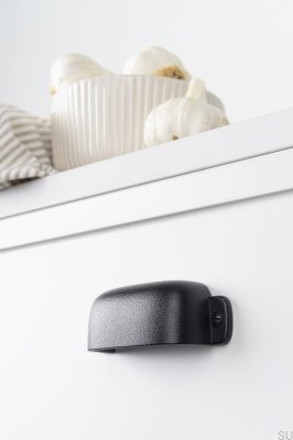 Мебельная ручка Firm 64 Metal Black shell