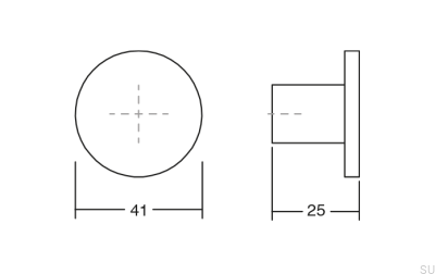 Настенная вешалка Como Big Metal Black Eco