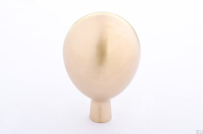 Ручка мебельная Drop 28 латунь матовая неокрашенная