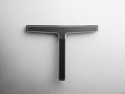 Стеклоочиститель для окон и душевых кабин 7030 Черный с матовой сталью