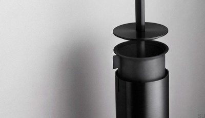 Щетка для унитаза для пола 7044 Черное PVD-покрытие