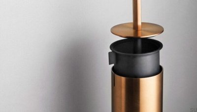 Щетка для туалета для пола 7043 Медное PVD-покрытие