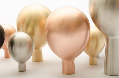 Настенная вешалка Drop 40 Gold, полированная латунь, нелакированная