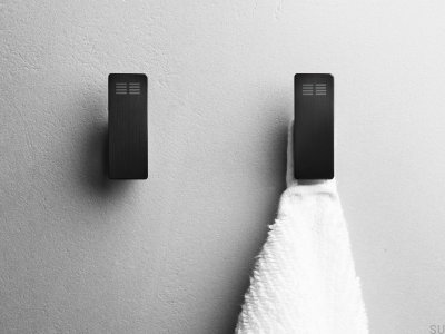 Настенные вешалки 7074 Черное PVD-покрытие (2 шт.)