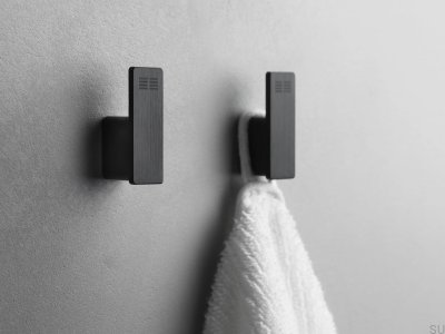 Настенные вешалки 7074 Черное PVD-покрытие (2 шт.)