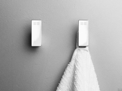 Настенные вешалки 7071 Полированная сталь (2 шт.)