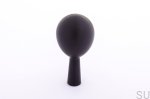 Gałka meblowa Drop 40 czarna aluminiowa