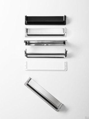 Встраиваемая мебельная ручка Nest 206, матовый никель