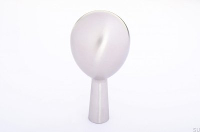 Настенная вешалка из матовой стали Drop 56 Silver